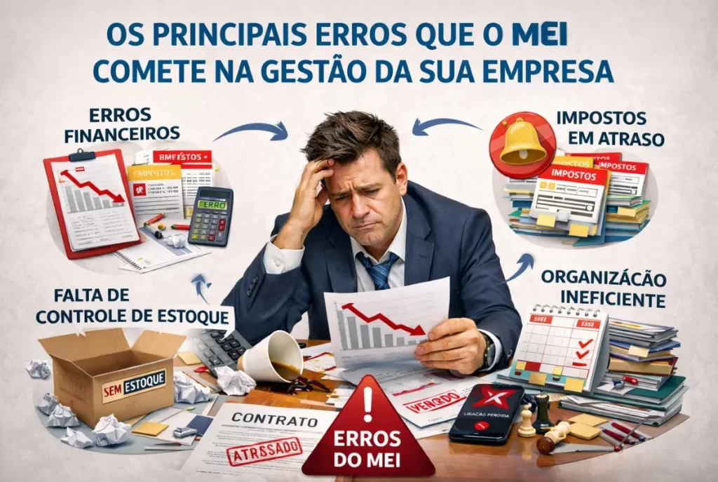 Os principais erros que o MEI comete na gestão da sua empresa - Projeção Contábil - Itajai SC